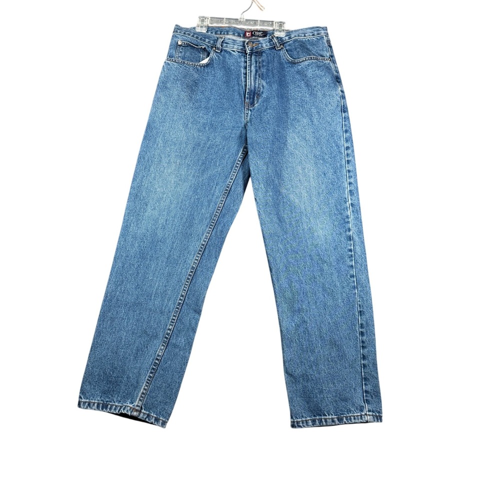 Chaps Jeans Men's W34 L30 Blue Denim ,Jeans Classic Fit‎ Casual Everyday